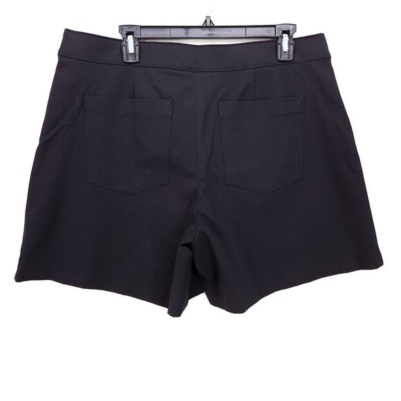 Spanx 6” Polished Shorts On the Go Classic Black Women's XL 20370R New - Picture 2 of 13